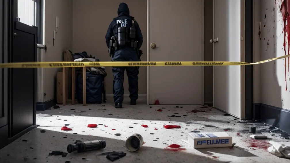 Crimă oribilă în Duisburg: Bărbat găsit mort cu peste 30 de răni în apartament