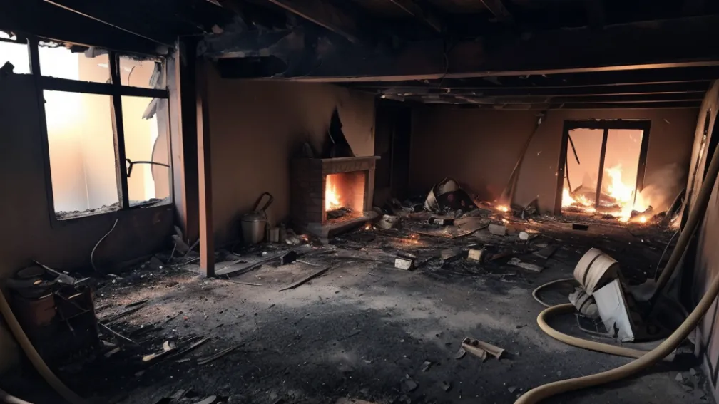 Germania: Bărbat și-a incendiat casa din greșeală, în timp ce ardea buruieni cu arzătorul cu gaz