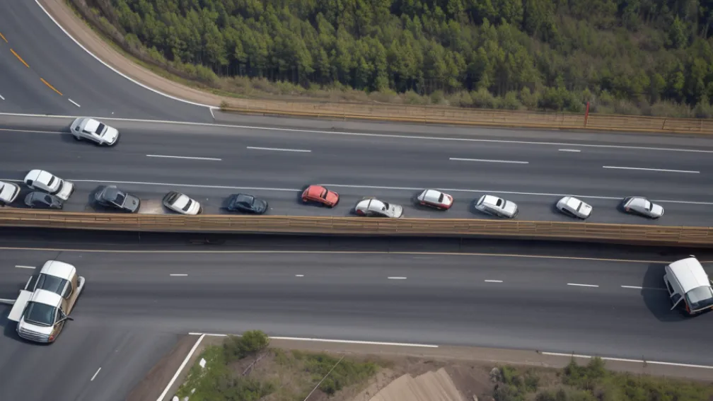 Accident grav pe autostrada A27 din Germania: Șoferul unui Audi a lovit violent o coadă, pasageră rănită grav