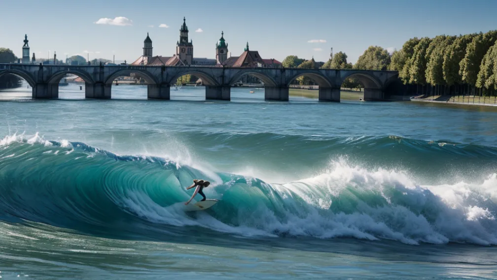 Unda Eisbach din München redeschisă pentru surfing după un accident mortal: Noi reguli de siguranță în vigoare