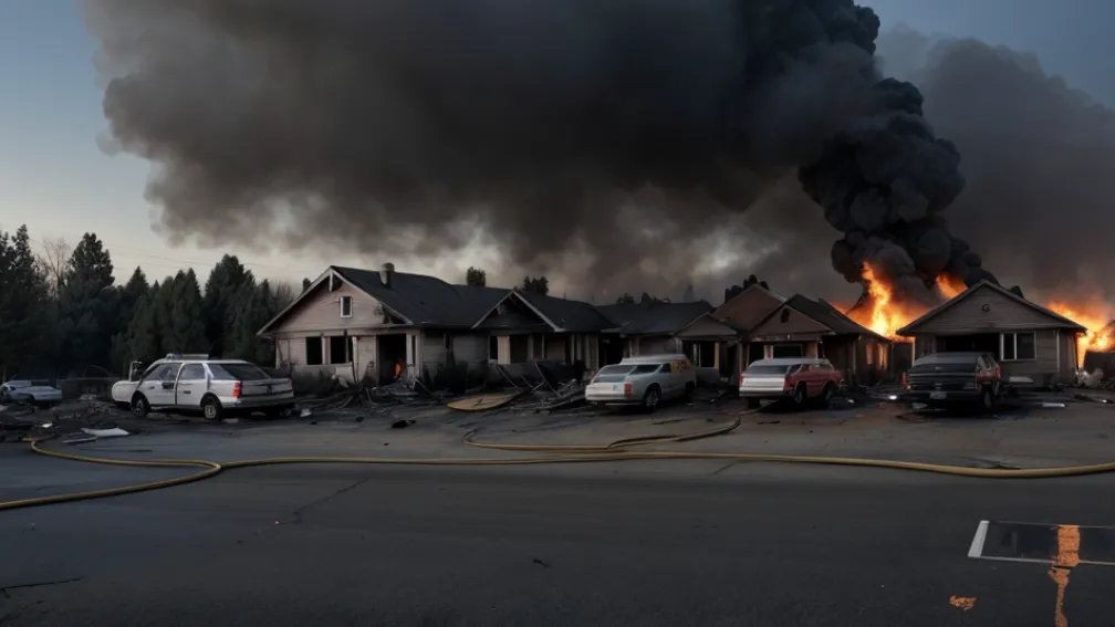 Incendiu devastator în Metelsdorf, Germania: Două case distruse, familie afectată