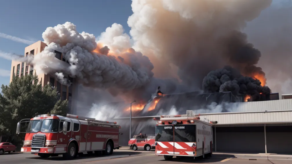 Incendiu în Germania: Femeie salvată dintr-un apartament în flăcări