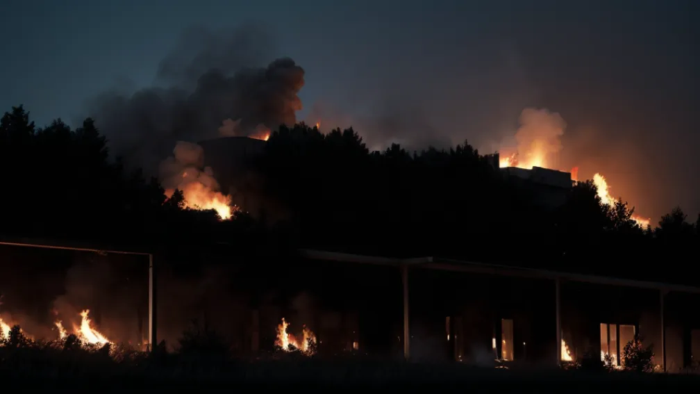 Incendiu puternic la baza de antrenament a clubului AC Fiorentina din Italia
