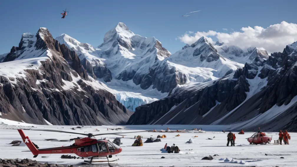 Accident grav de elicopter în Alpii Elvețieni: O persoană a murit, alta rănită în Valais