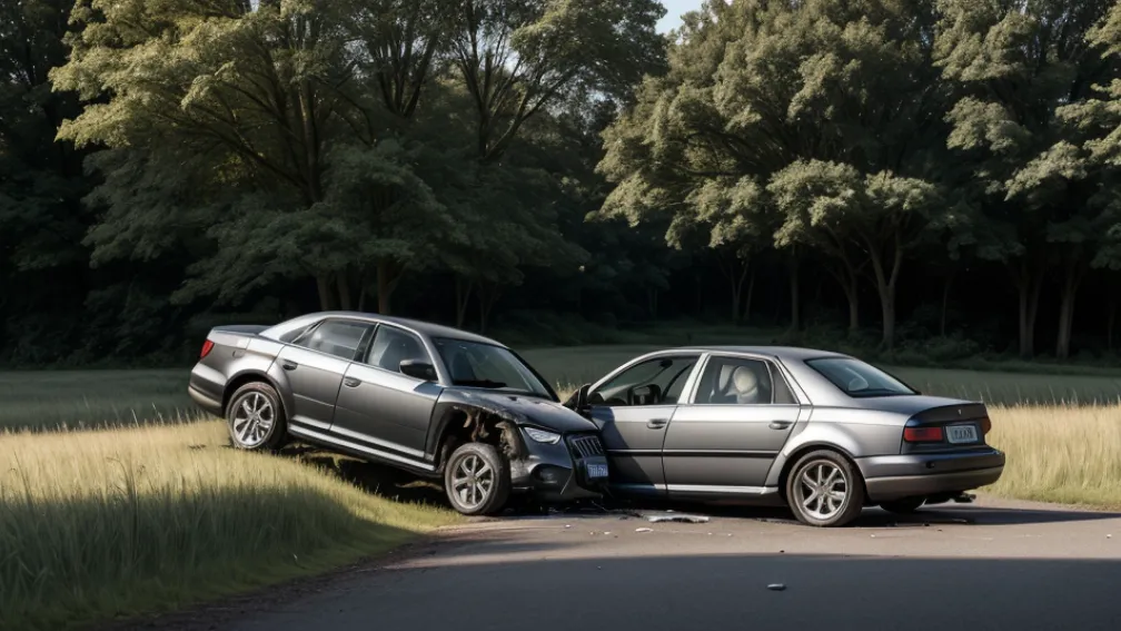 Șofer beat de 29 de ani s-a răsturnat cu mașina pe B7 lângă Weimar, Germania