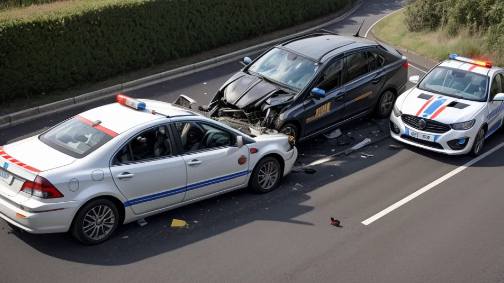 Accident în lanț în Sondershausen: Patru mașini implicate, șoferița și un copil, răniți