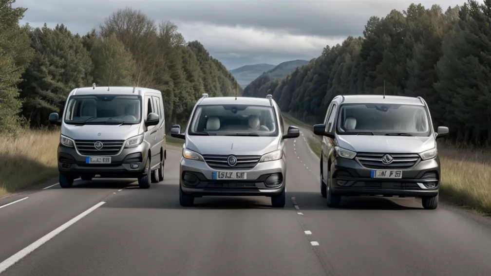Depășire periculoasă în Germania: șoferul unui Mercedes Sprinter a evitat la limită un accident pe drumul B327