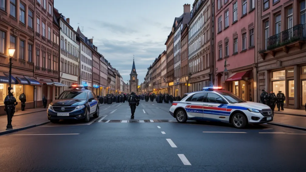 Bărbat reținut la Frankfurt după ce a arătat salutul nazist și a fugit de poliție