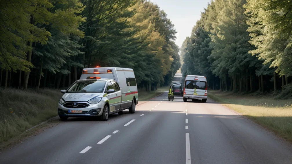 Accident rutier în Germania: Un băiat de 12 ani pe bicicletă electrică, implicat într-o coliziune la Waldbröl