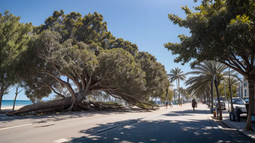 Accident grav la Cannes: Un palmier a căzut peste un producător de film pe promenada Croisette