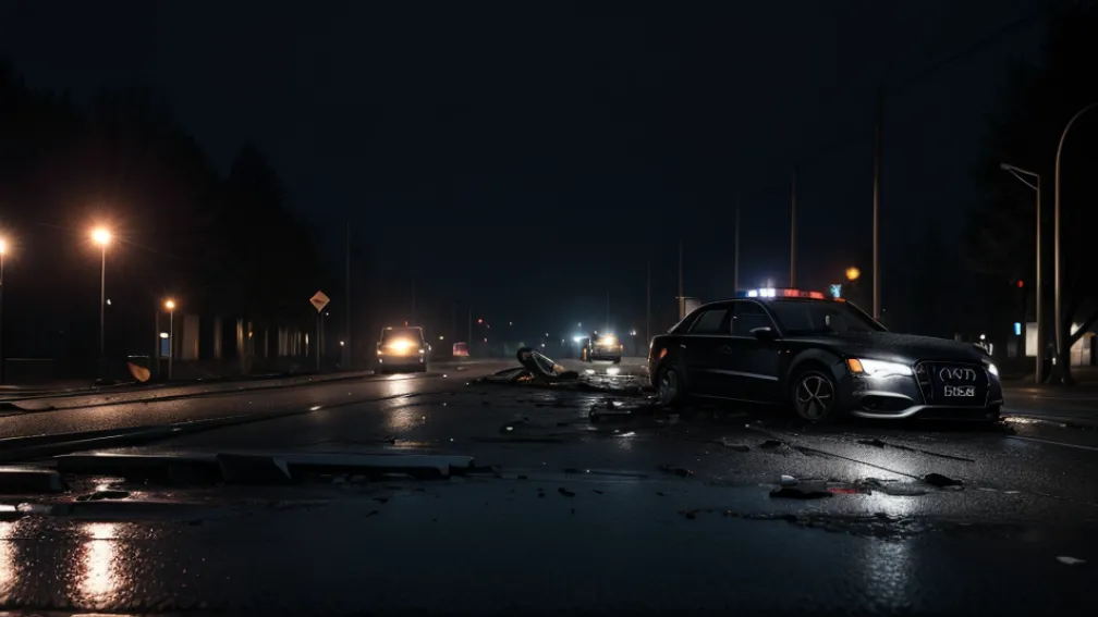 Accident mortal în Germania: Doi tineri au murit după ce un Audi s-a izbit violent de un camion. Poliția caută martori