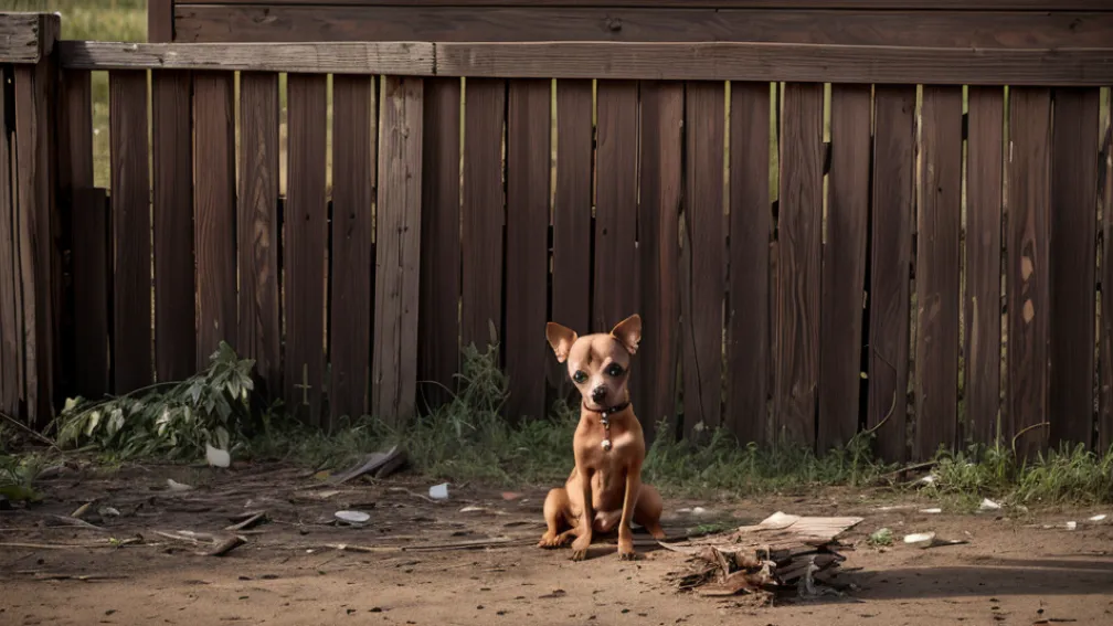 Abandonat fără scrupule: Povestea cățelușului Lotti, aruncat peste un gard de 1,8 metri în Germania