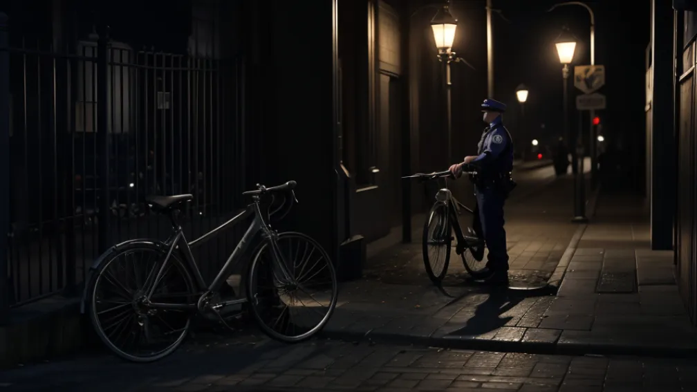 Ciclist beat criță, căzut de pe bicicletă în Münster, a mușcat polițiștii la arestare