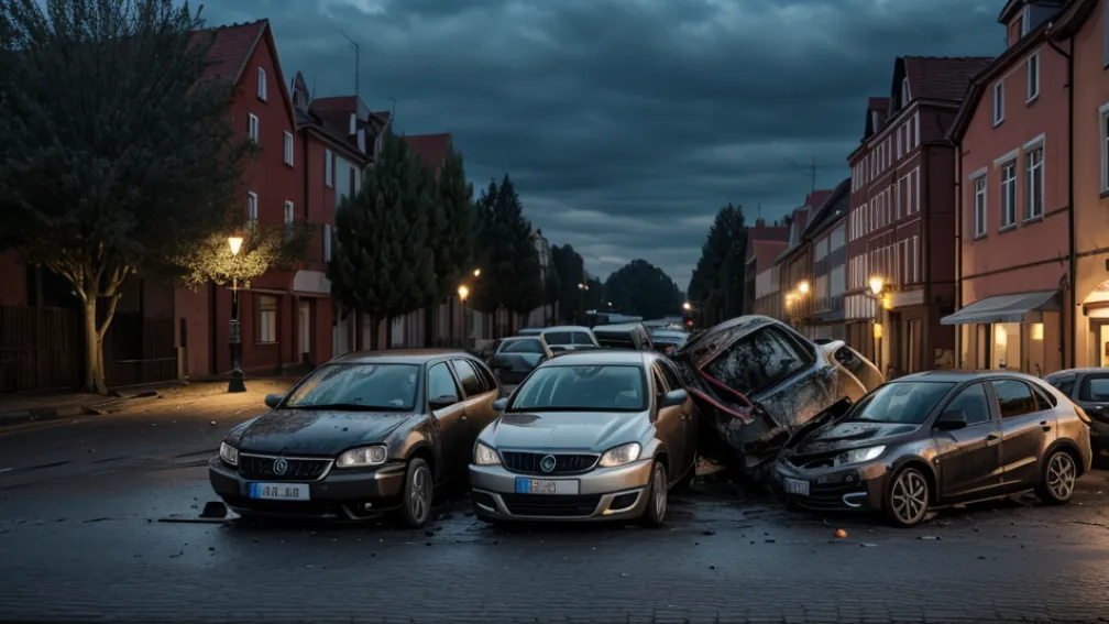 Accident grav în Germania: Şoferul unui Opel a produs pagube de 43.000 € şi a fugit de la locul faptei