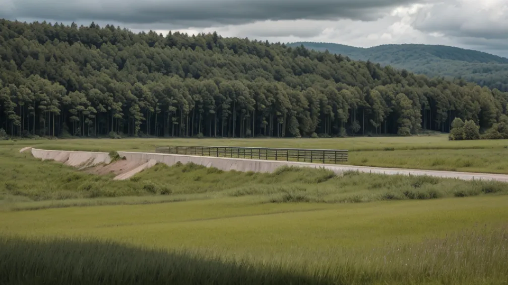 Un pod construit în Germania cu 11,7 milioane de euro stă în "nicăieri" și așteaptă drumul până în 2027