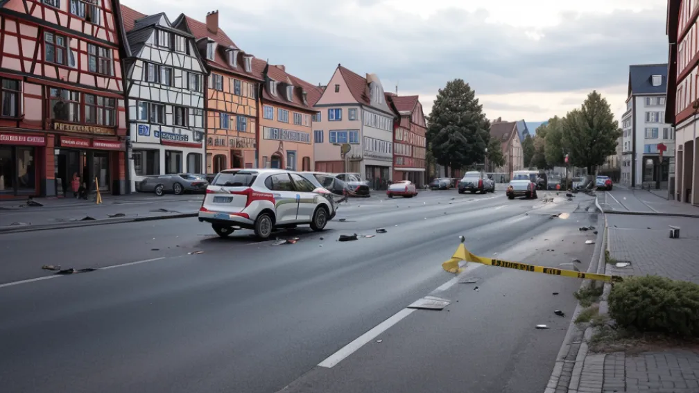 Accident în Bergneustadt, Germania: Adolescentă de 15 ani, rănită după coliziunea microcarului cu un Volkswagen