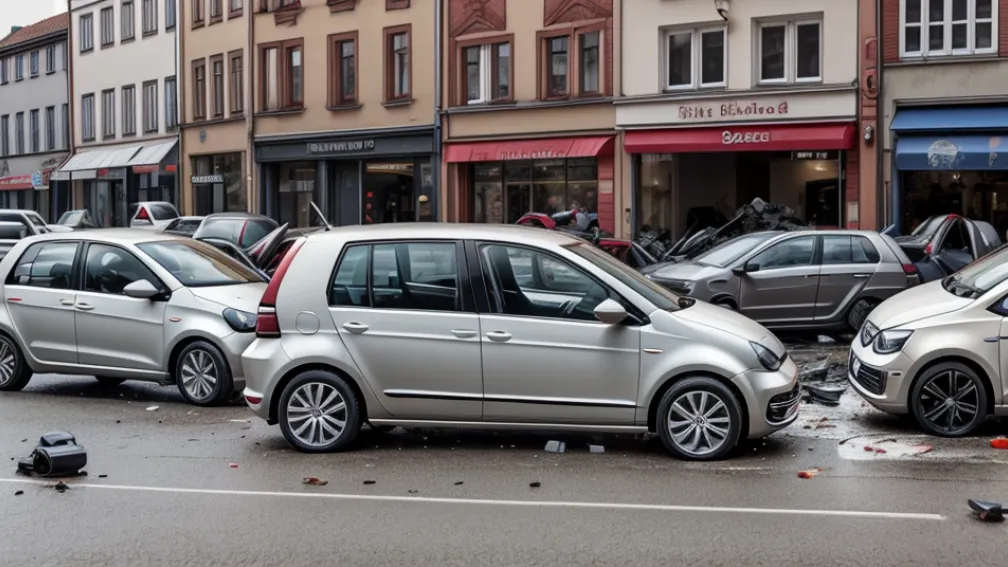 Accident pe o parcare din Lemgo, Germania: Șoferița nu a observat un scuterist adolescent