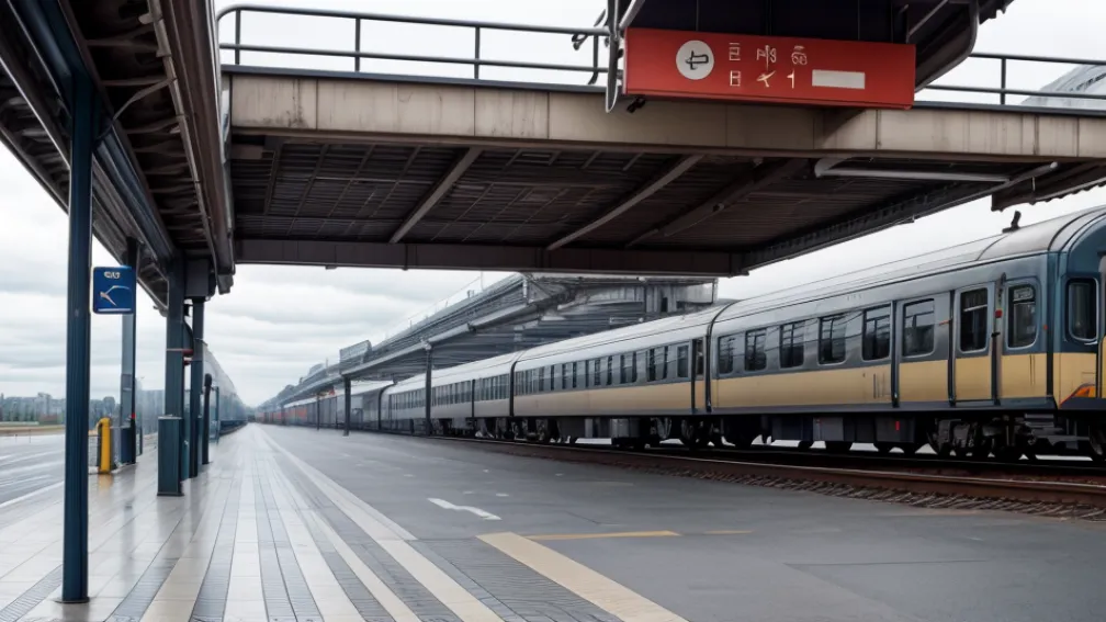 Incident neobișnuit în Germania: Un bărbat a blocat o femeie cu trotineta electrică la urcarea în trenul S-Bahn