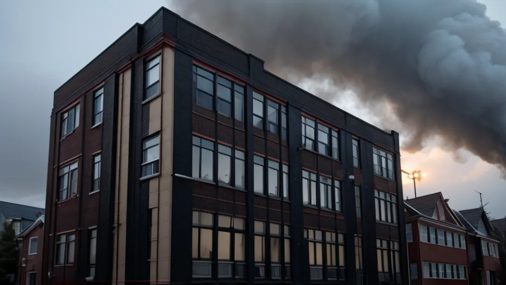Incendiu Devastator în Oberhausen: Un Apartament Distrus, Chiriașul Rămas Fără Acoperiș