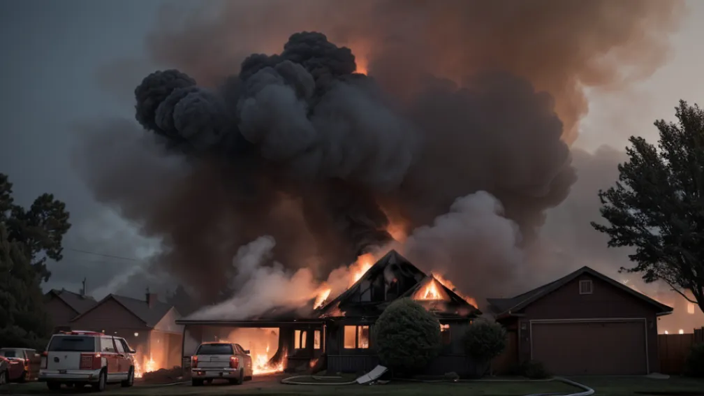 Incendiu mortal în Saxonia Inferioară, Germania: o femeie a pierit în flăcări