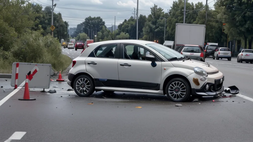 Accident grav în Germania: Șoferița unui Fiat nu a observat o motociclistă în Engden