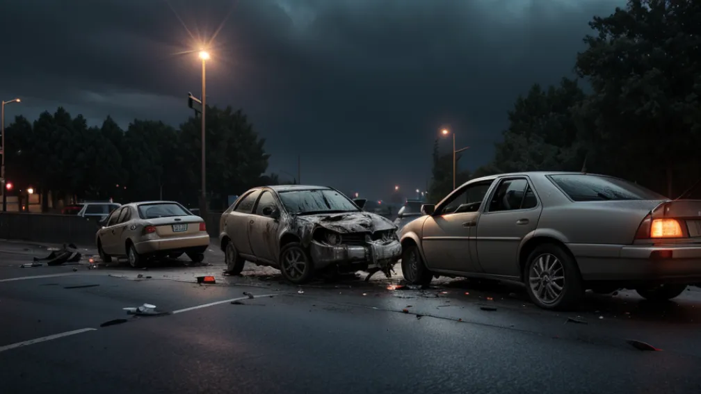 Accident grav la Mannheim: Două mașini s-au ciocnit frontal pe B38