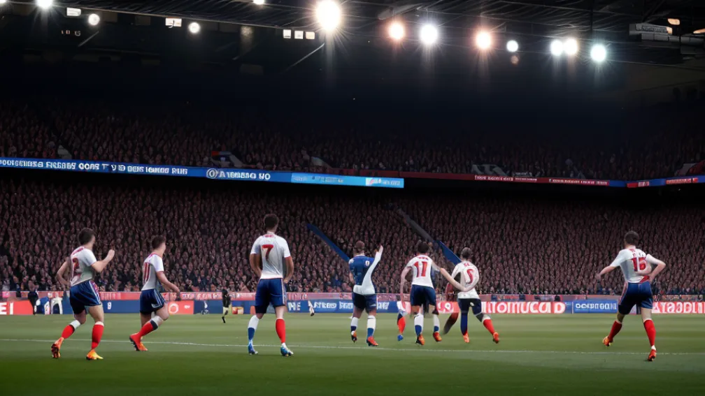 Incident ciudat la meciul de fotbal: Regizorul transmisiei nu a arătat golul în direct