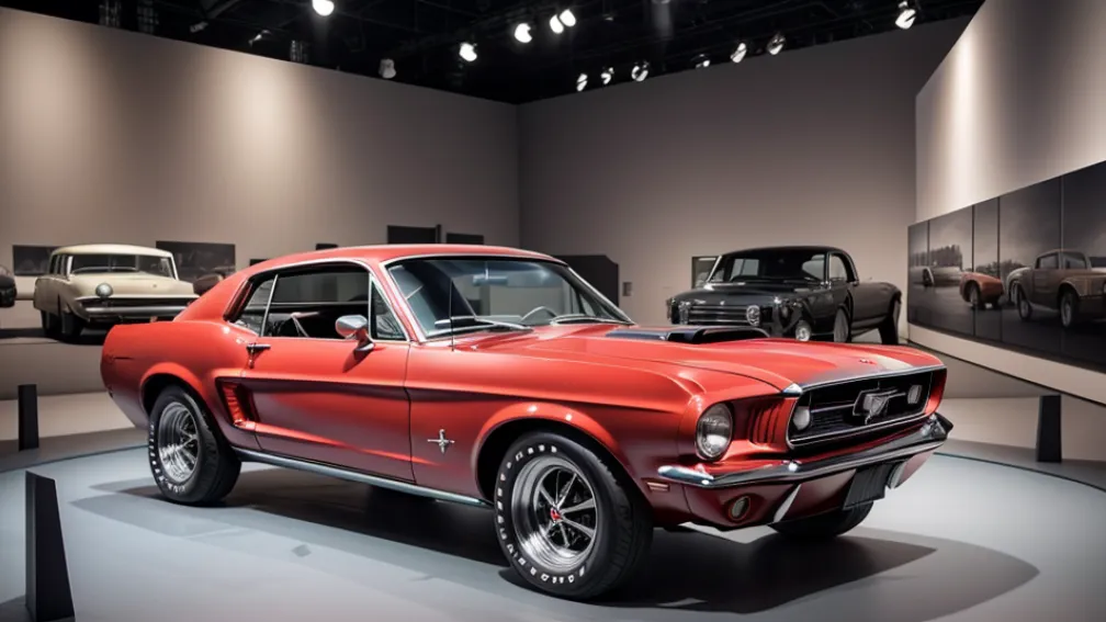 Legendarul Ford Mustang, mașina cu care se evada din RDG prin compartiment secret, expus la Muzeul Zidului Berlinului