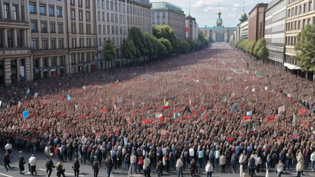 Tensiuni la o demonstrație pro-Palestina în Berlin: Arestări și ofițeri de poliție răniți