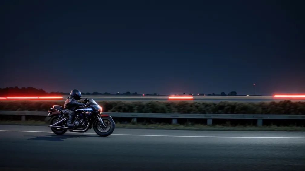 Urmărire cu scântei în Germania: Un motociclist a fugit de poliție în Bad Hönningen, altul reținut