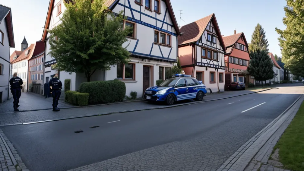 Operațiune de amploare a poliției în Germania: Bărbat a amenințat cu arma după un conflict familial în Siemen