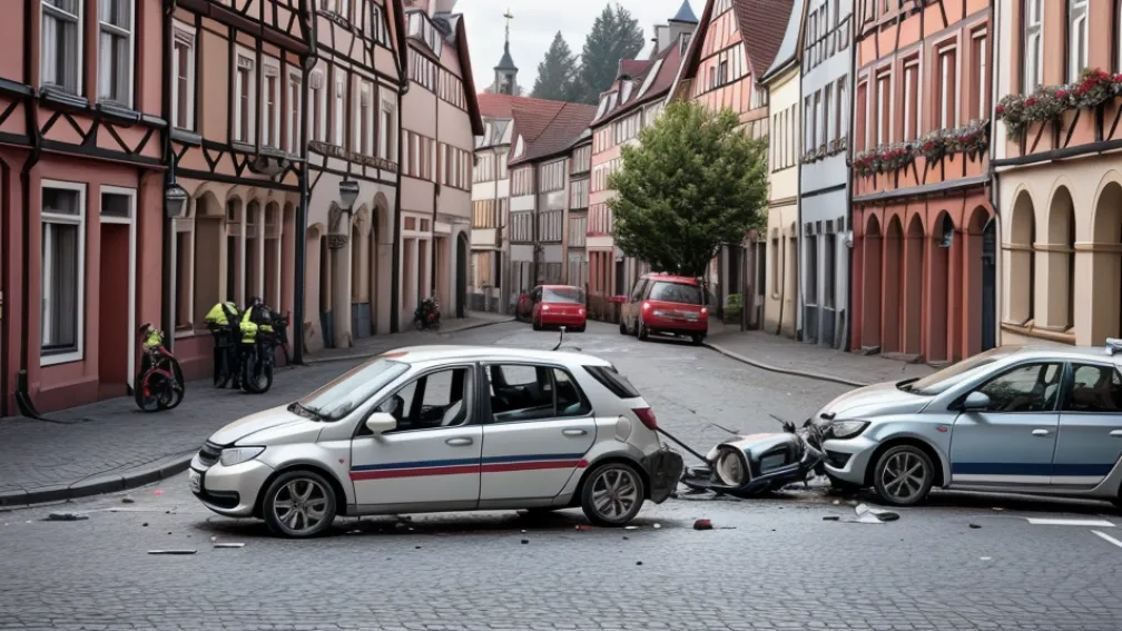 Copil de 9 ani, rănit grav într-un accident în Germania în timp ce mergea cu trotineta
