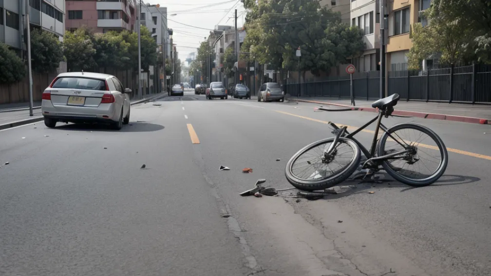 Ciclist (17 ani) grav rănit la Ilmenau după coliziunea cu un pieton: frânele bicicletei au cedat