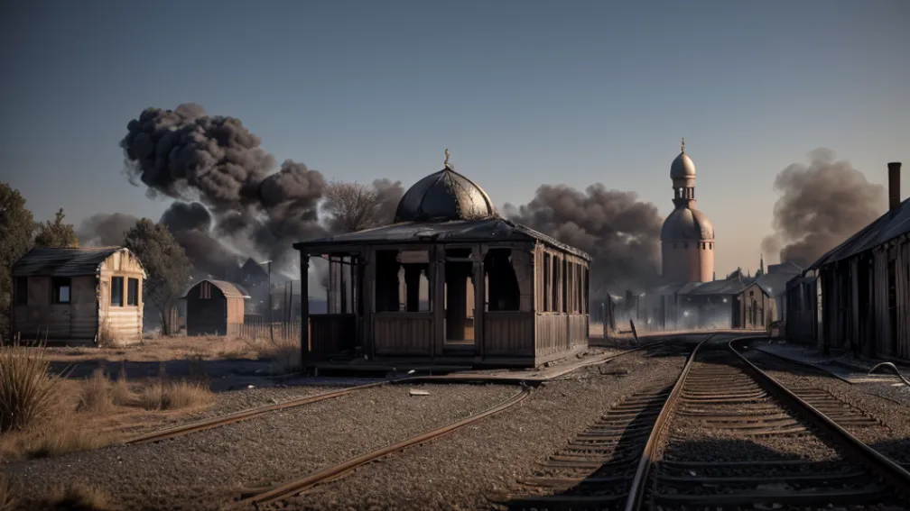 Incendiu în Rendsburg, Germania: Anexe arse lângă o moschee și cale ferată