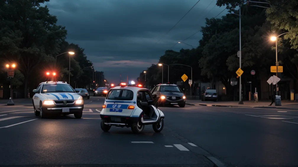 Doi șoferi beți, opriți de poliția germană în Seesen: Unul pe mașină, altul pe trotinetă electrică