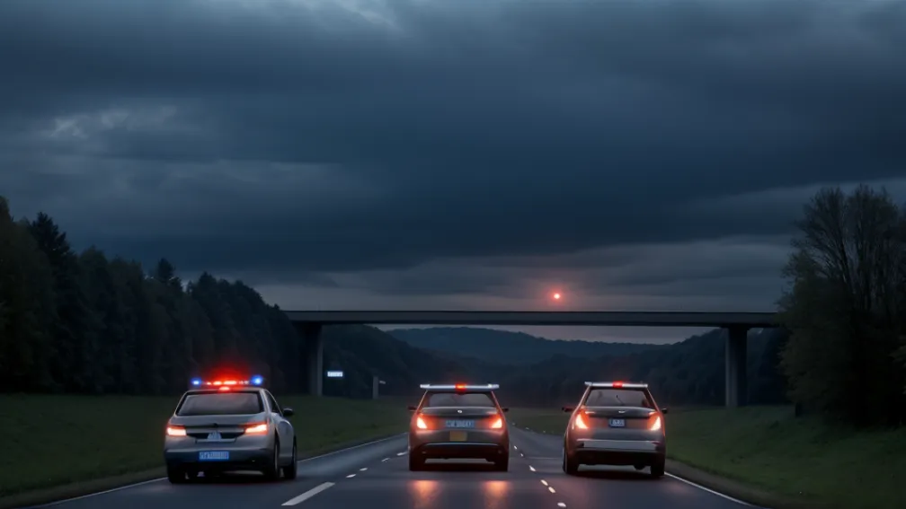 Șofer fără permis oprit pe autostrada A1 din Germania
