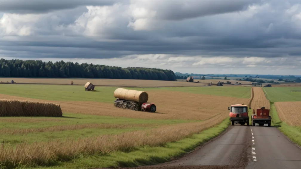 Accident lângă Northeim (Germania): Un utilaj agricol desprins dintr-un tractor a provocat coliziune, o femeie rănită