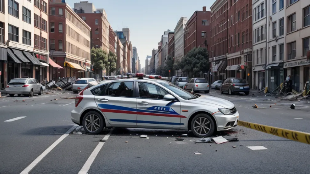 Motociclistă rănită grav într-un accident în Berlin