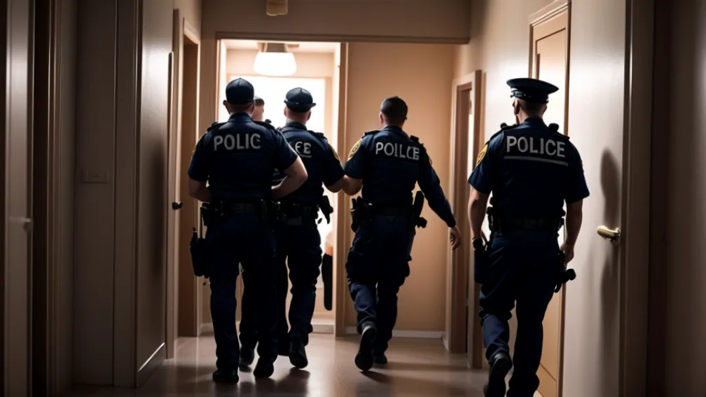 Fost chiriaș a opus rezistență violentă poliției în Germania și a fost imobilizat cu taserul