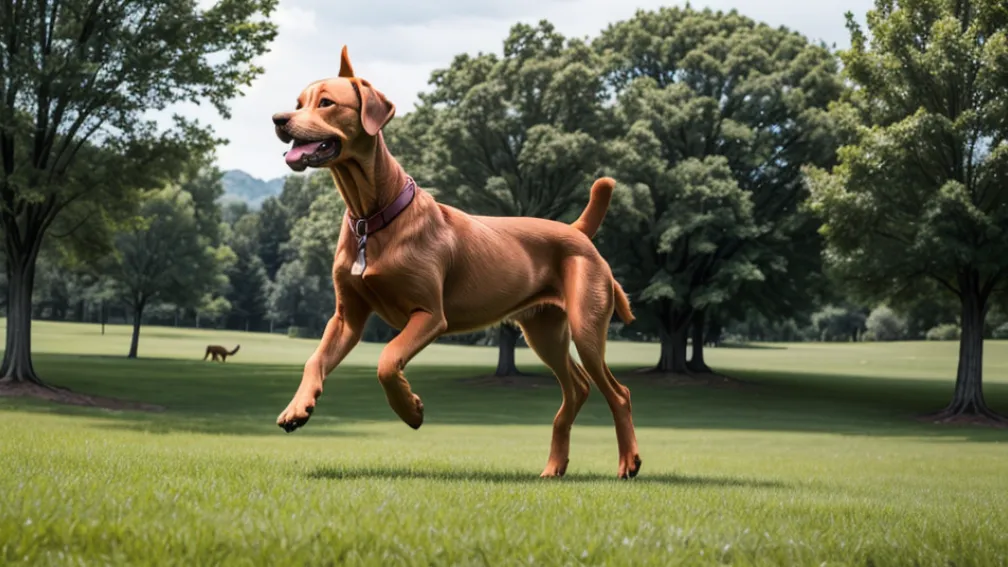 Salvarea miraculoasă a unui câine Vizsla: Bella, la un pas de moarte prin înfometare, a renăscut într-o familie adoptivă, dar se confruntă cu incertitudinea întoarcerii la stăpâna neglijentă