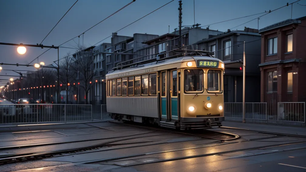 Tramvai blocat în Mannheim după ce a lovit un obstacol pe șine: Poliția investighează incidentul
