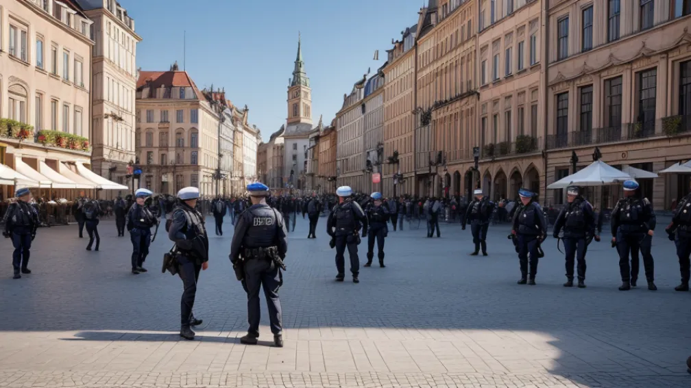 Un bărbat beat a provocat dezordine și a opus rezistență poliției în Hagen, Germania