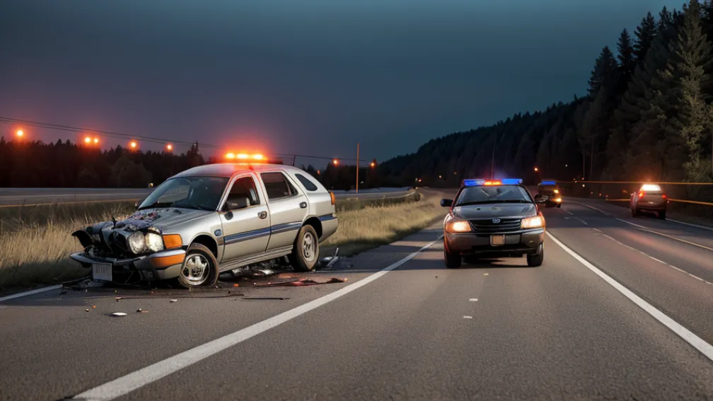 Accident grav cu motociclist în Germania: Un bărbat de 42 de ani, rănit grav pe șoseaua B89