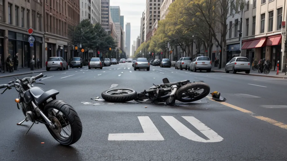 Accident grav cu motociclist în Dortmund: A căzut în timpul unei depășiri