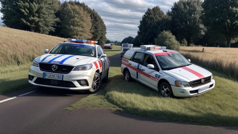 Femeie de 20 de ani, rănită în Germania după ce mașina i s-a răsturnat în urma unei manevre de evitare