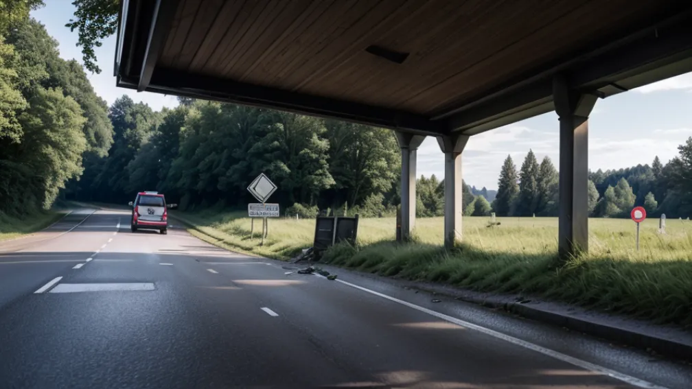 Accident grav în Germania: Un șofer de 87 de ani a lovit un pieton pe trecere, rănindu-l grav