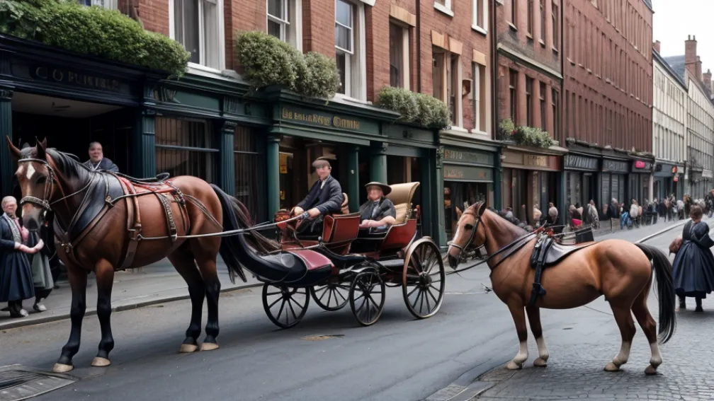 Șoc în Dublin: Un cal de trăsură s-a prăbușit pe stradă sub privirile turiștilor
