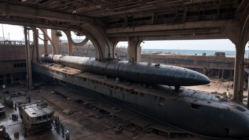 Submarinul nuclear britanic HMS Swiftsure, o legendă a Războiului Rece, este demontat