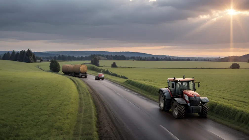 Motociclist adolescent, rănit grav într-un accident cu un tractor în Germania