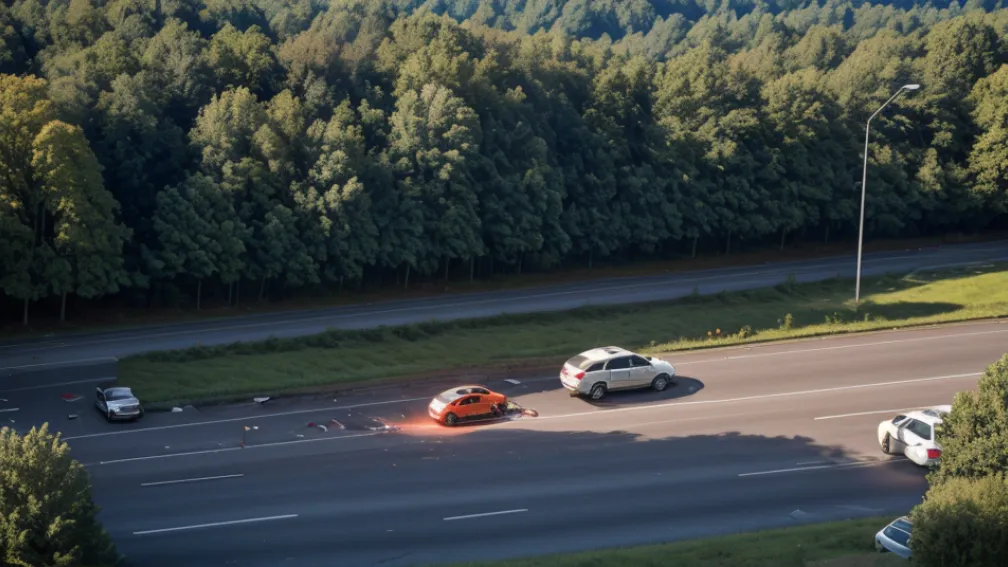 Accident rutier în Germania: Motociclist a intrat în coliziune cu un autoturism staționat pe drumul B111 la Zinnowitz